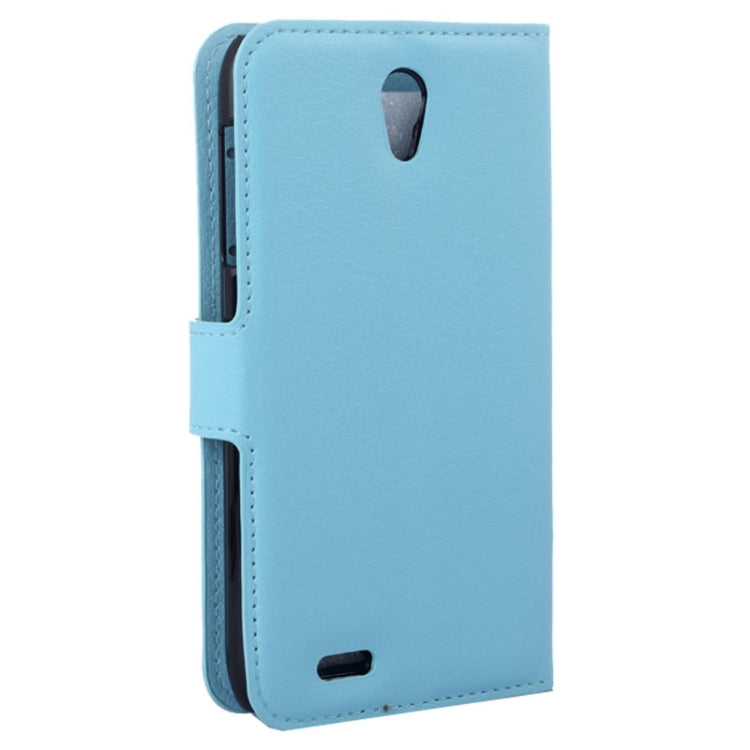 Horizontal Flip Solid color Leather Case with Card Slots & Holder & Wallet for Lenovo A859