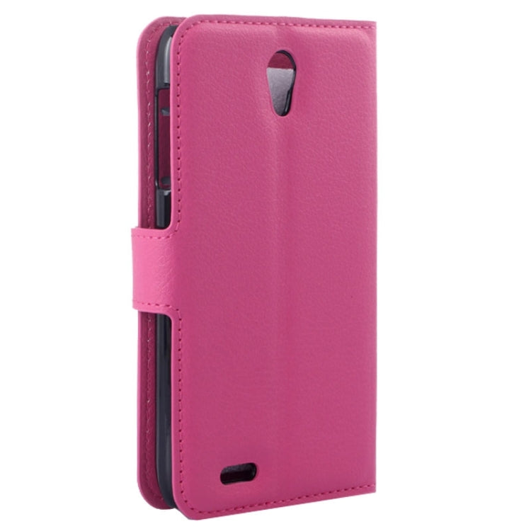 Horizontal Flip Solid color Leather Case with Card Slots & Holder & Wallet for Lenovo A859