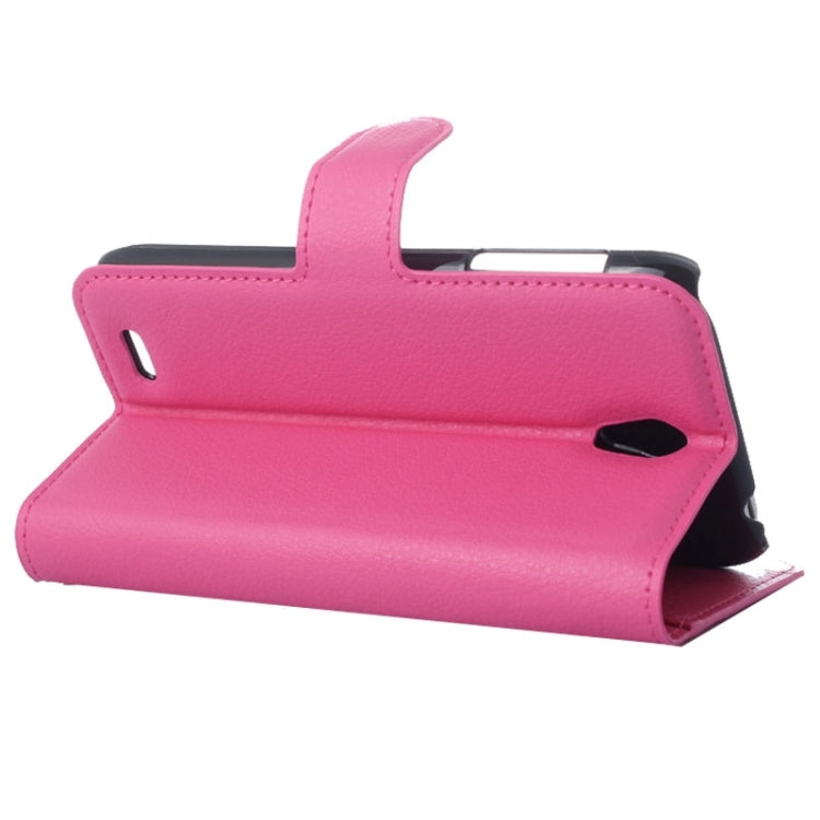 Horizontal Flip Solid color Leather Case with Card Slots & Holder & Wallet for Lenovo A859