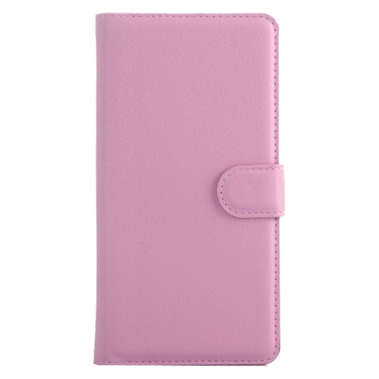 Horizontal Flip Solid color Leather Case with Card Slots & Holder & Wallet for Lenovo A7600