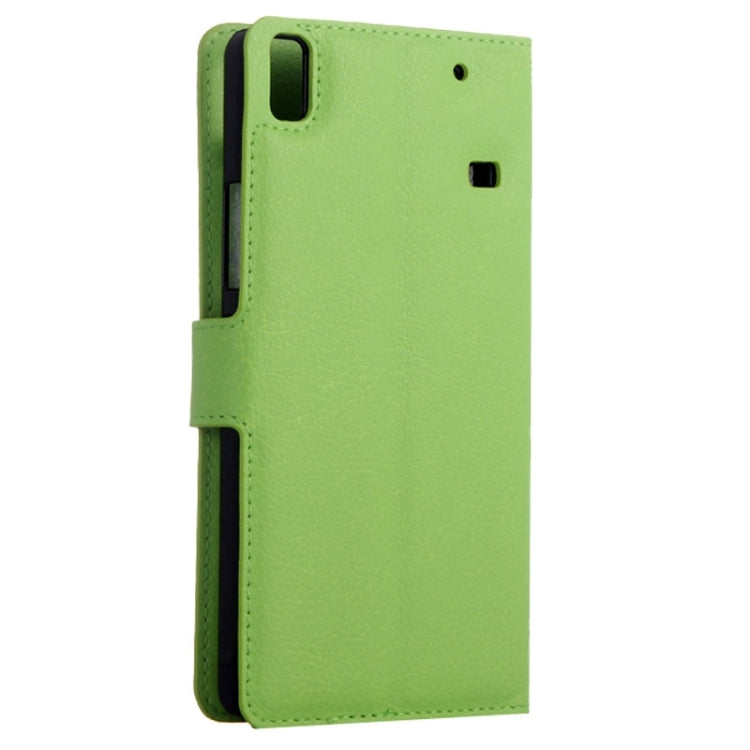 Horizontal Flip Solid color Leather Case with Card Slots & Holder & Wallet for Lenovo A7600