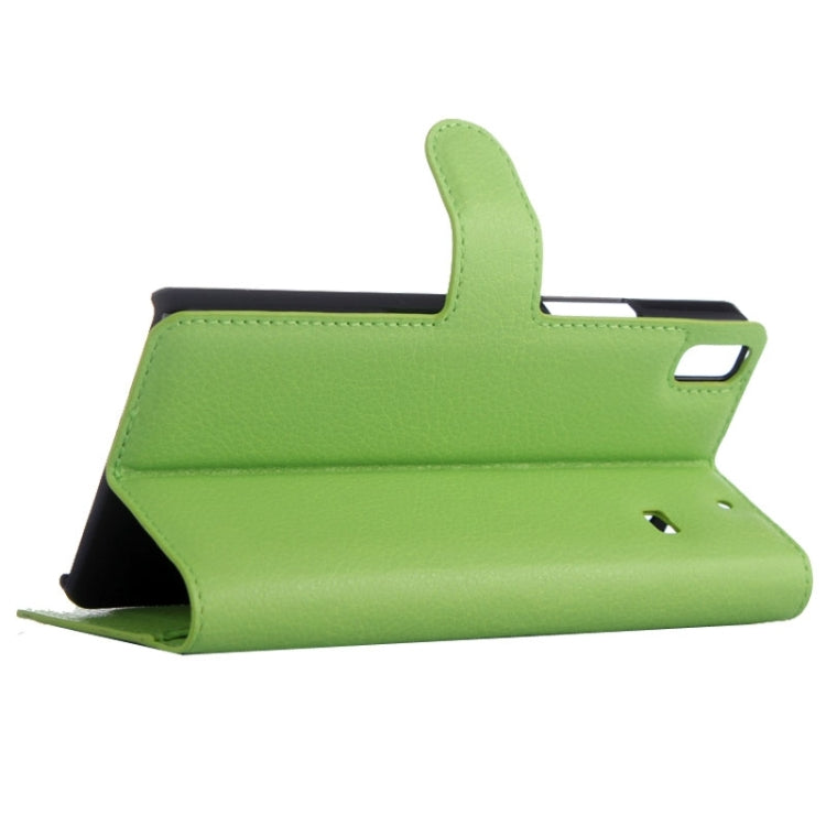 Horizontal Flip Solid color Leather Case with Card Slots & Holder & Wallet for Lenovo A7600