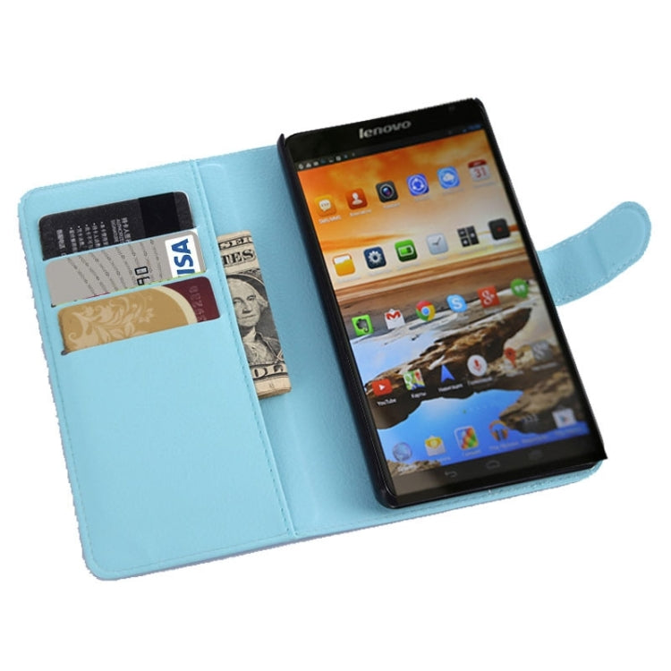 Horizontal Flip Solid color Leather Case with Card Slots & Holder & Wallet for Lenovo A7600