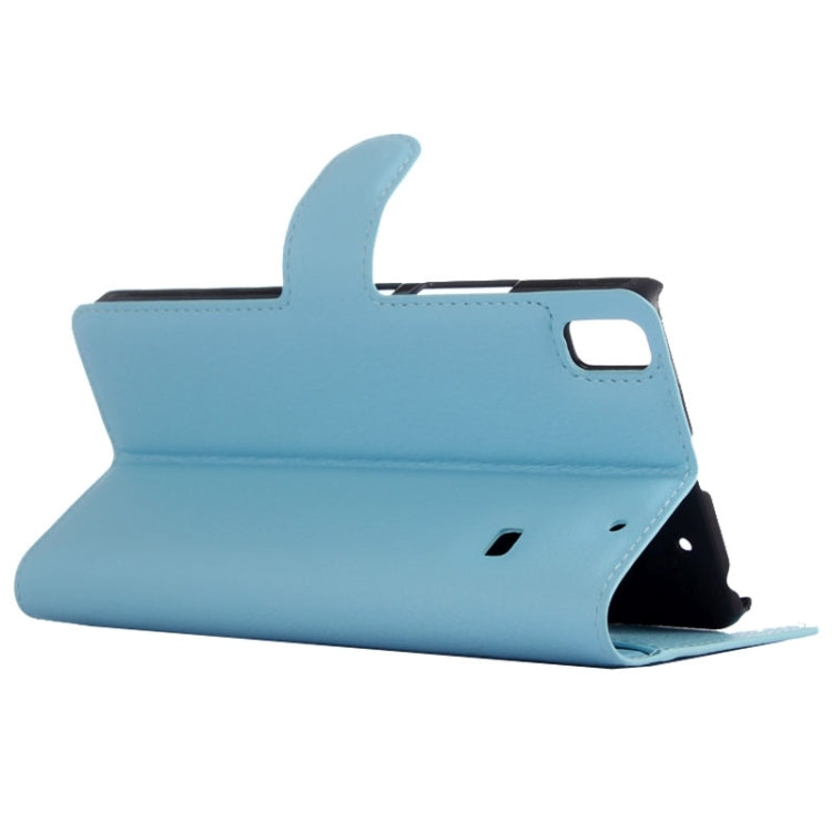 Horizontal Flip Solid color Leather Case with Card Slots & Holder & Wallet for Lenovo A7600