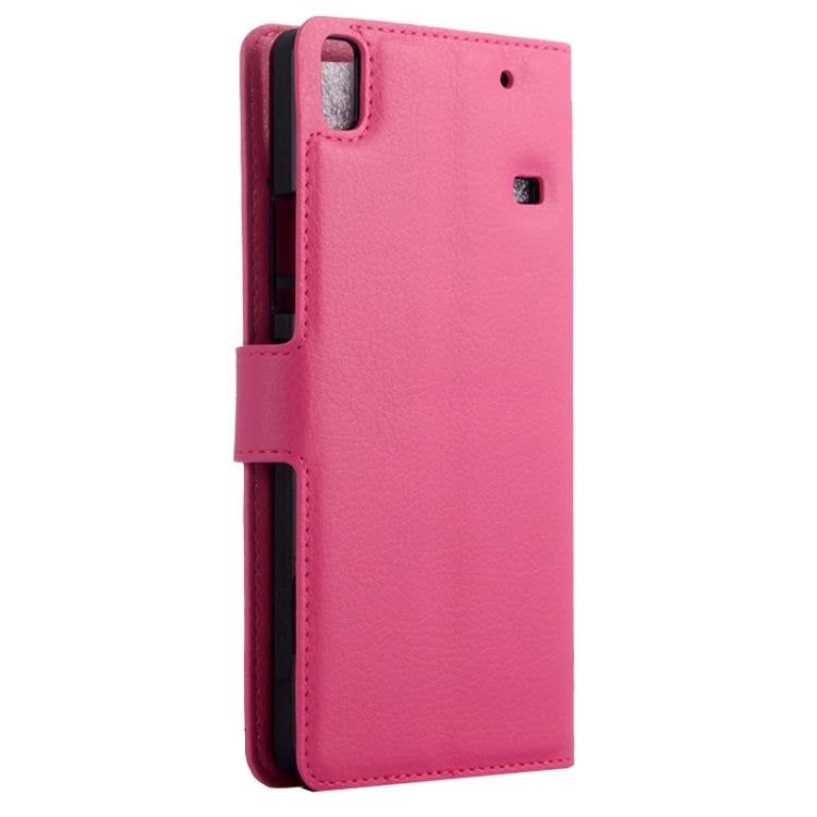Horizontal Flip Solid color Leather Case with Card Slots & Holder & Wallet for Lenovo A7600