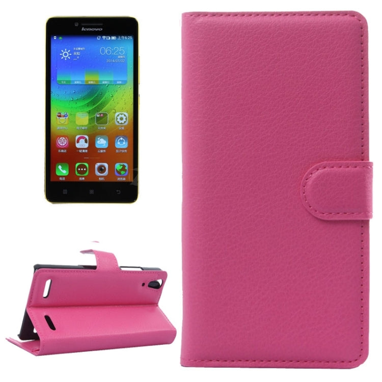 Horizontal Flip Solid color Leather Case with Card Slots & Holder & Wallet for Lenovo K3