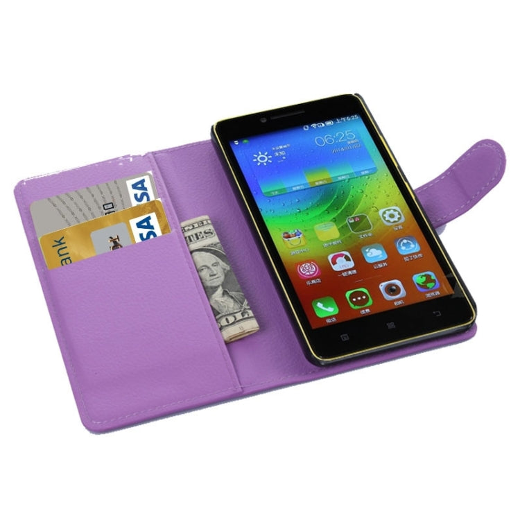 Horizontal Flip Solid color Leather Case with Card Slots & Holder & Wallet for Lenovo K3