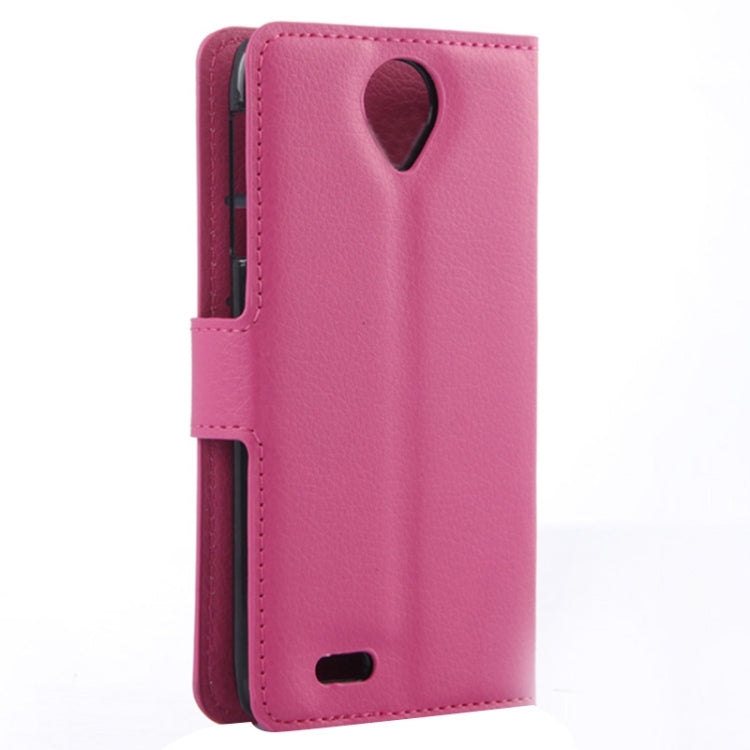 Horizontal Flip Solid color Leather Case with Card Slots & Holder & Wallet for Lenovo S820