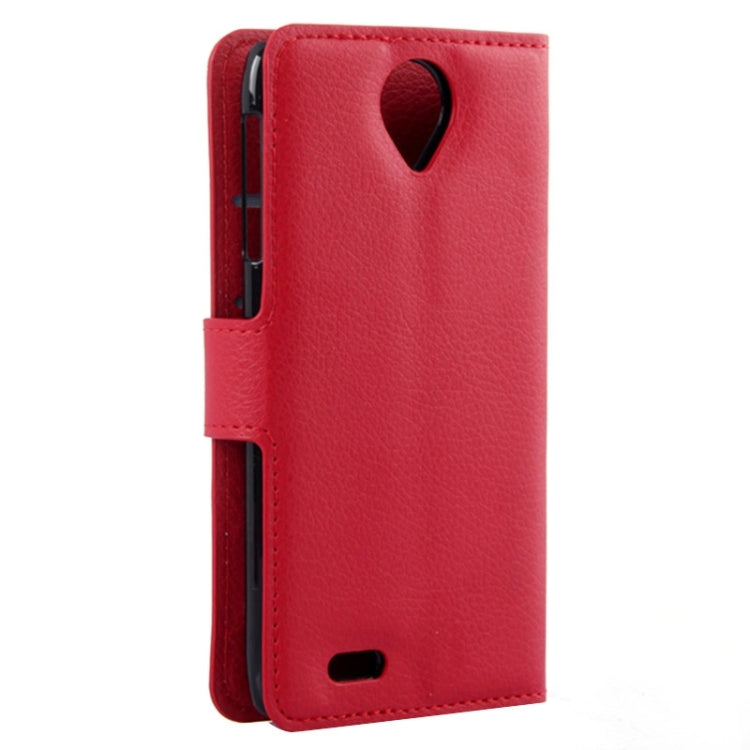 Horizontal Flip Solid color Leather Case with Card Slots & Holder & Wallet for Lenovo S820