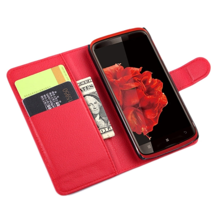 Horizontal Flip Solid color Leather Case with Card Slots & Holder & Wallet for Lenovo S820
