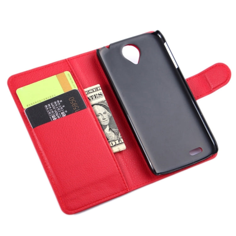 Horizontal Flip Solid color Leather Case with Card Slots & Holder & Wallet for Lenovo S820