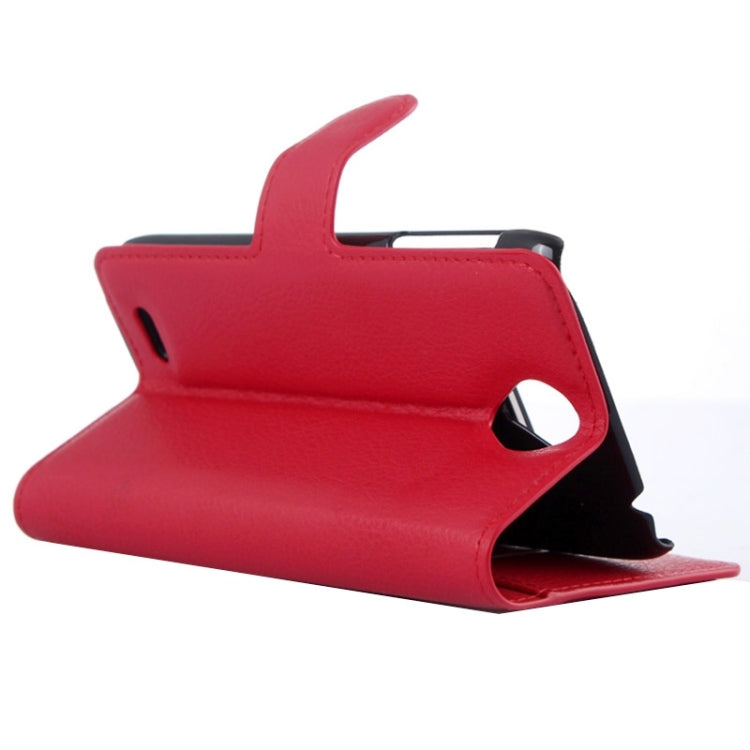 Horizontal Flip Solid color Leather Case with Card Slots & Holder & Wallet for Lenovo S820