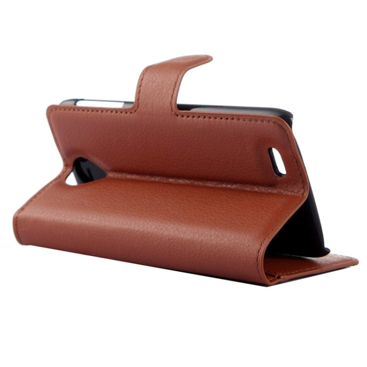 Horizontal Flip Solid color Leather Case with Card Slots & Holder & Wallet for Lenovo S820