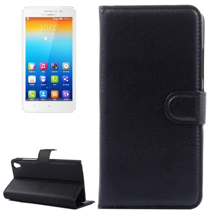 Horizontal Flip Solid color Leather Case with Card Slots & Holder & Wallet for Lenovo S850
