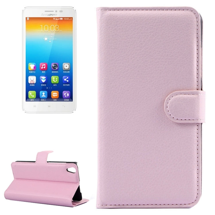 Horizontal Flip Solid color Leather Case with Card Slots & Holder & Wallet for Lenovo S850