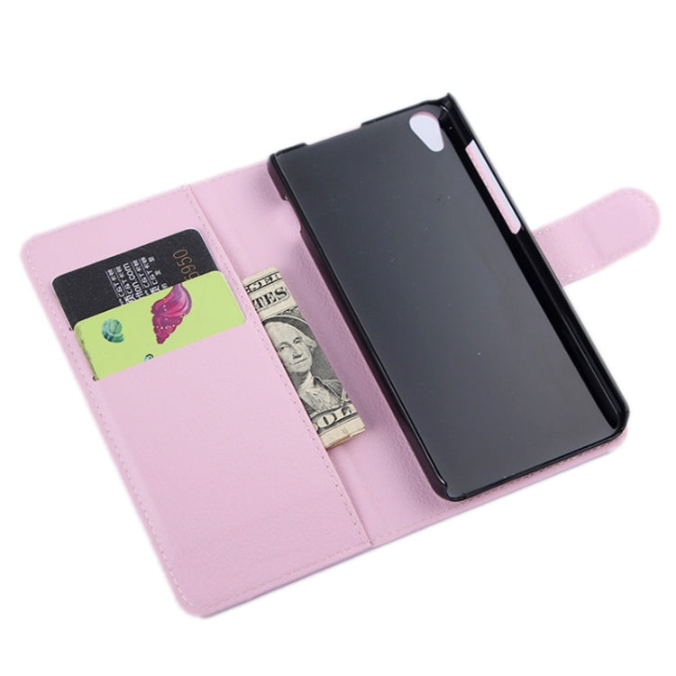 Horizontal Flip Solid color Leather Case with Card Slots & Holder & Wallet for Lenovo S850