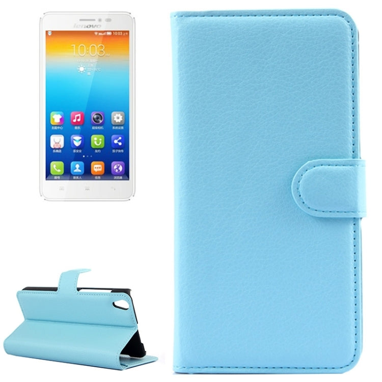 Horizontal Flip Solid color Leather Case with Card Slots & Holder & Wallet for Lenovo S850