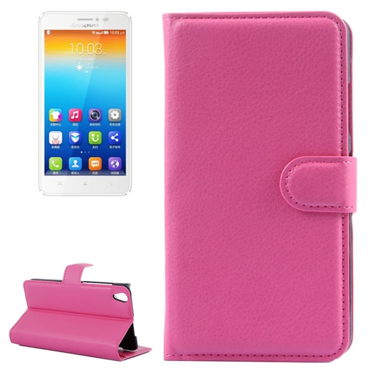 Horizontal Flip Solid color Leather Case with Card Slots & Holder & Wallet for Lenovo S850