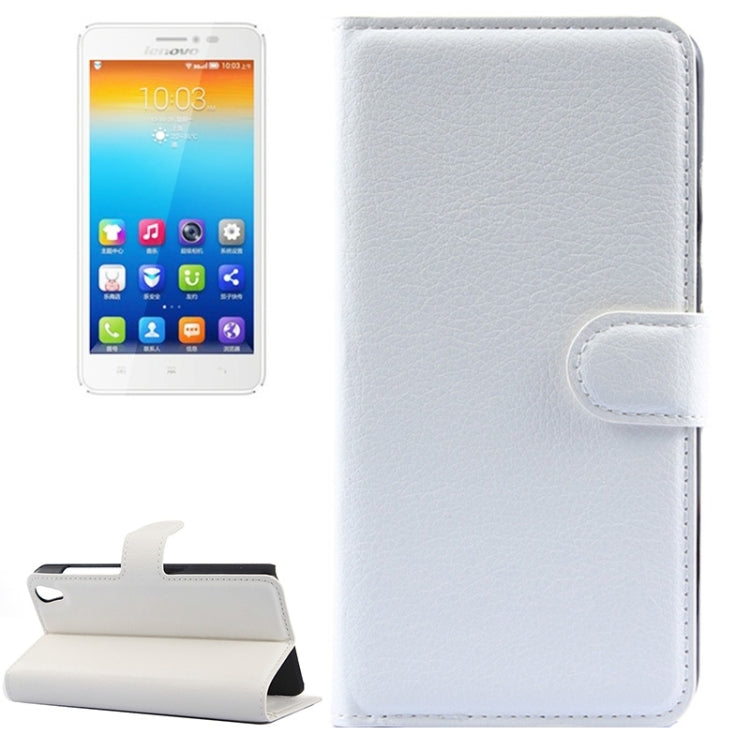 Horizontal Flip Solid color Leather Case with Card Slots & Holder & Wallet for Lenovo S850