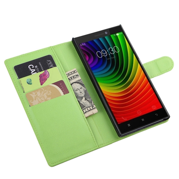 Horizontal Flip Solid color Leather Case with Card Slots & Holder & Wallet for Lenovo Vibe Z2