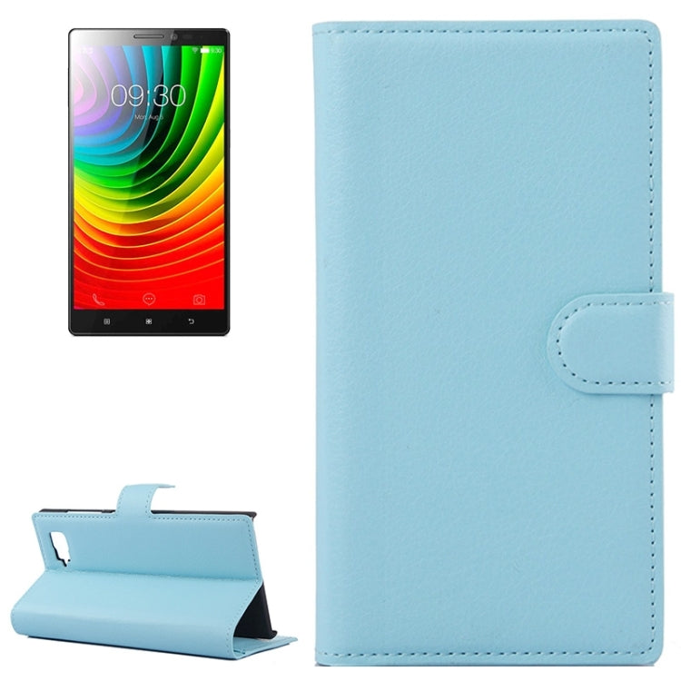 Horizontal Flip Solid color Leather Case with Card Slots & Holder & Wallet for Lenovo Vibe Z2
