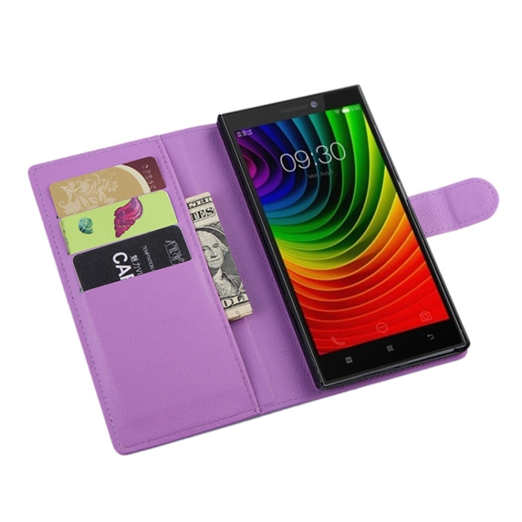 Horizontal Flip Solid color Leather Case with Card Slots & Holder & Wallet for Lenovo Vibe Z2