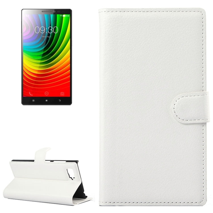 Horizontal Flip Solid color Leather Case with Card Slots & Holder & Wallet for Lenovo Vibe Z2