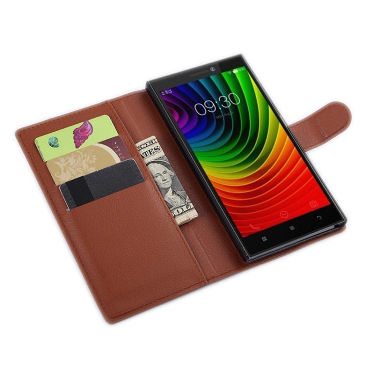 Horizontal Flip Solid color Leather Case with Card Slots & Holder & Wallet for Lenovo Vibe Z2