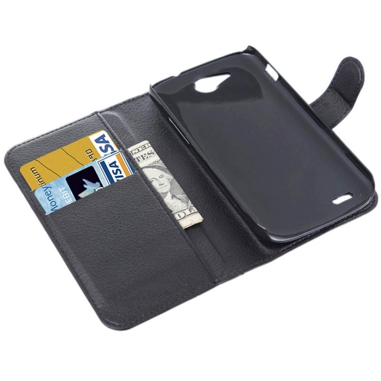 Horizontal Flip Solid color Leather Case with Card Slots & Holder & Wallet for ZTE Blade Q Maxi