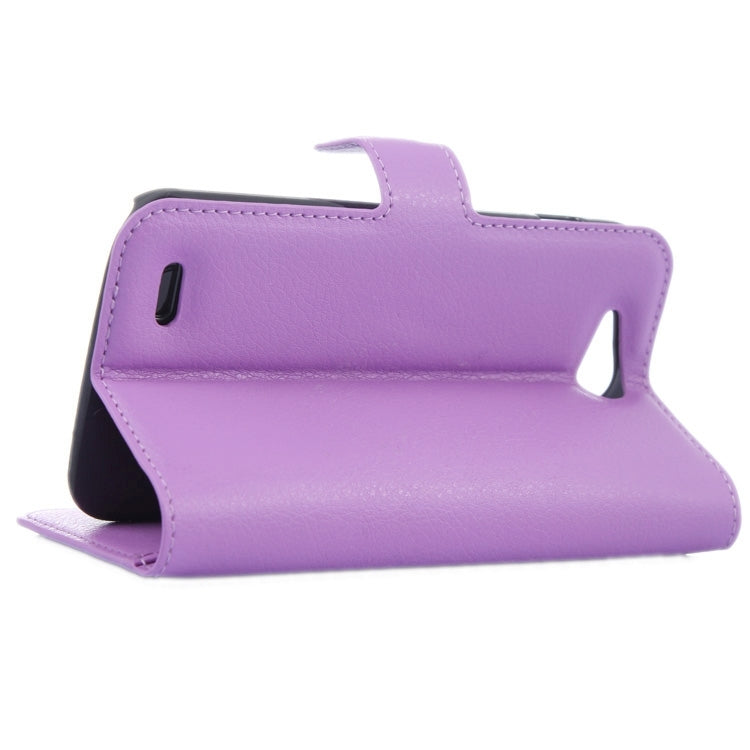 Horizontal Flip Solid color Leather Case with Card Slots & Holder & Wallet for ZTE Blade Q Maxi