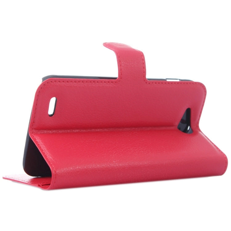 Horizontal Flip Solid color Leather Case with Card Slots & Holder & Wallet for ZTE Blade Q Maxi