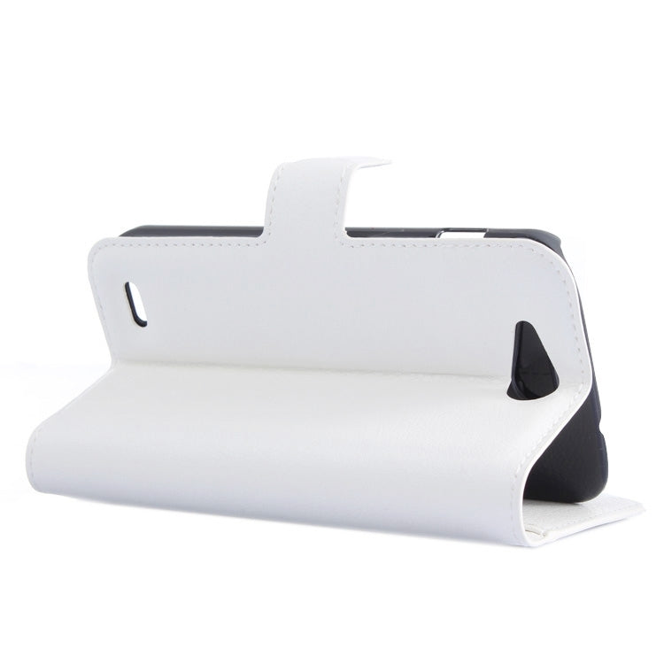 Horizontal Flip Solid color Leather Case with Card Slots & Holder & Wallet for ZTE Blade Q Maxi