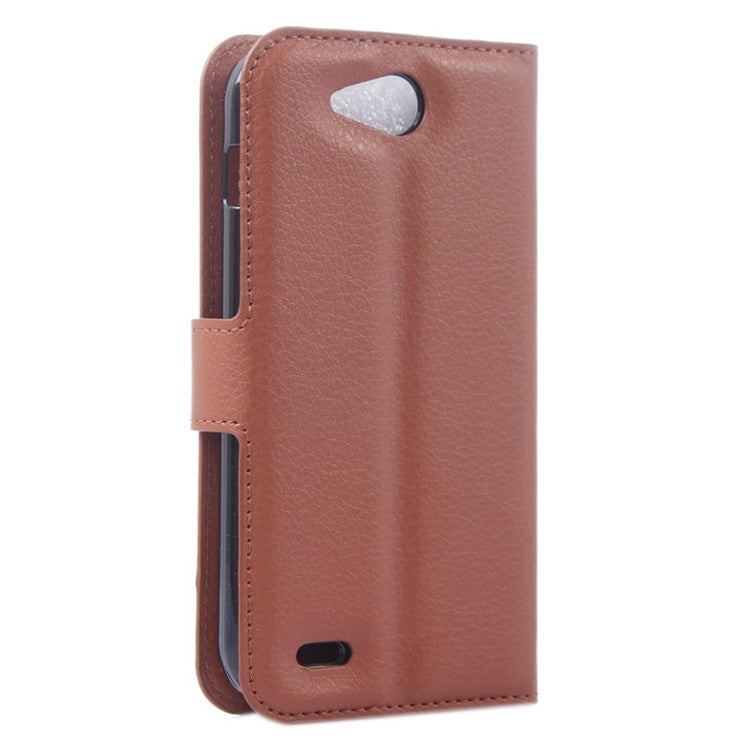 Horizontal Flip Solid color Leather Case with Card Slots & Holder & Wallet for ZTE Blade Q Maxi