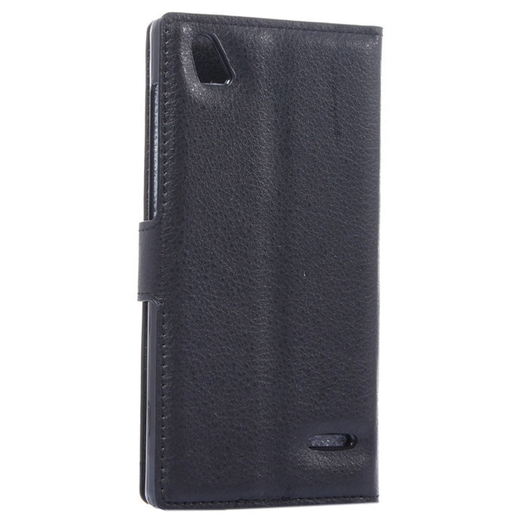 Horizontal Flip Solid color Leather Case with Card Slots & Holder & Wallet for ZTE Blade VEC 4G