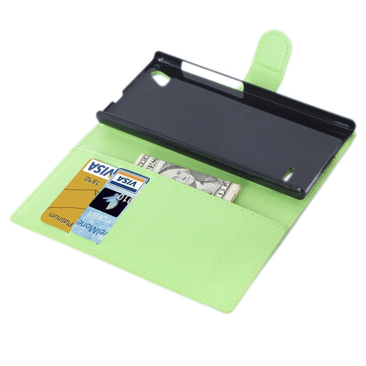 Horizontal Flip Solid color Leather Case with Card Slots & Holder & Wallet for ZTE Blade VEC 4G