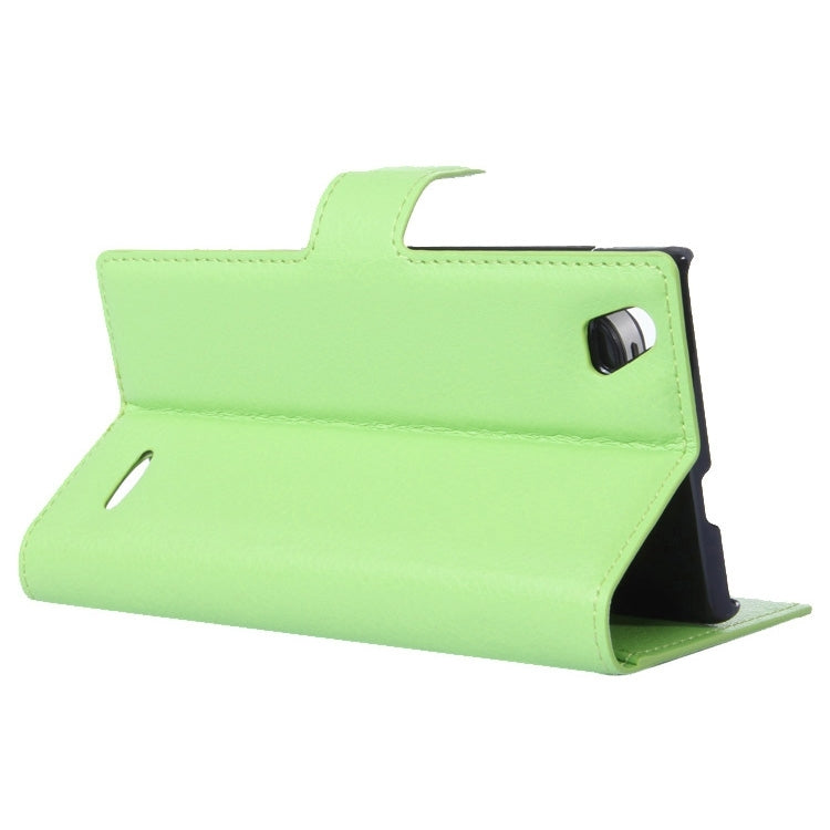 Horizontal Flip Solid color Leather Case with Card Slots & Holder & Wallet for ZTE Blade VEC 4G