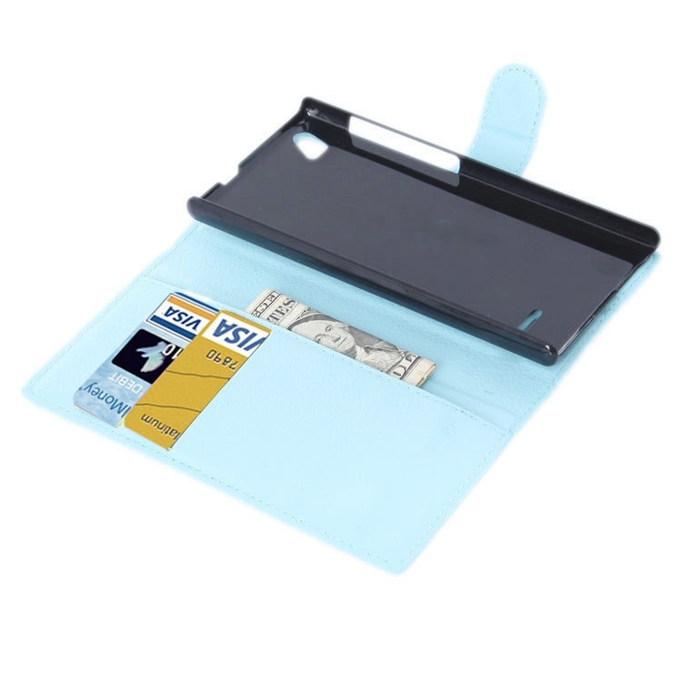 Horizontal Flip Solid color Leather Case with Card Slots & Holder & Wallet for ZTE Blade VEC 4G