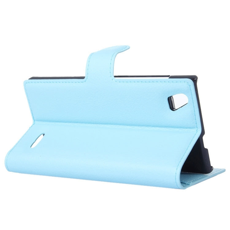 Horizontal Flip Solid color Leather Case with Card Slots & Holder & Wallet for ZTE Blade VEC 4G