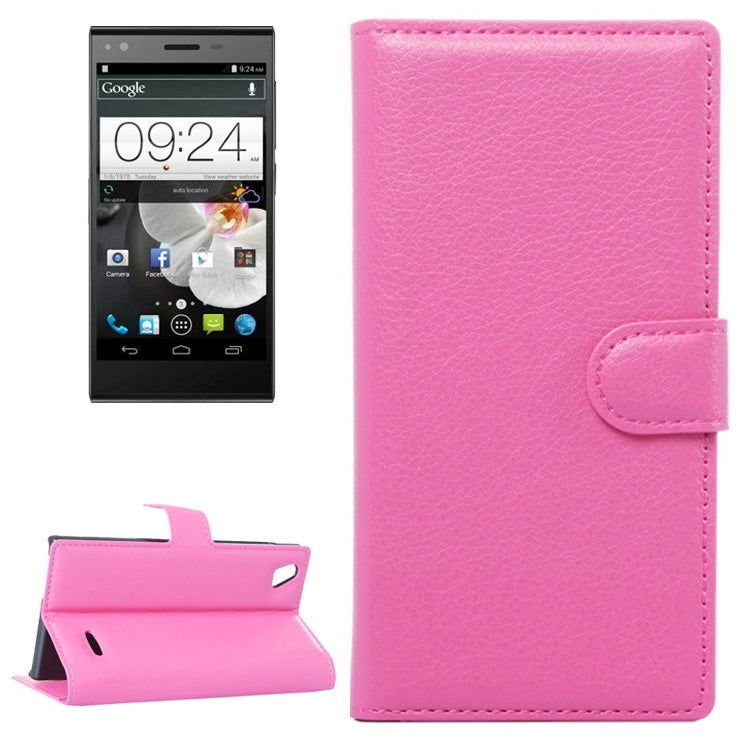 Horizontal Flip Solid color Leather Case with Card Slots & Holder & Wallet for ZTE Blade VEC 4G