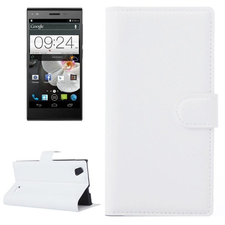 Horizontal Flip Solid color Leather Case with Card Slots & Holder & Wallet for ZTE Blade VEC 4G
