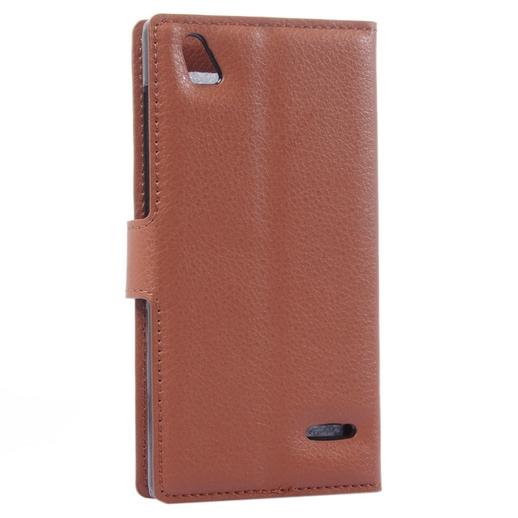 Horizontal Flip Solid color Leather Case with Card Slots & Holder & Wallet for ZTE Blade VEC 4G