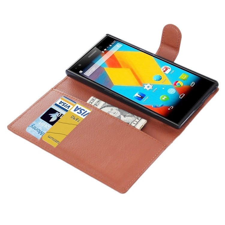 Horizontal Flip Solid color Leather Case with Card Slots & Holder & Wallet for ZTE Blade VEC 4G
