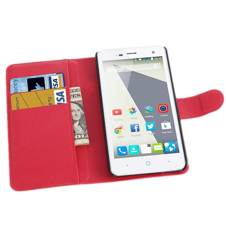 Horizontal Flip Solid color Leather Case with Card Slots & Holder & Wallet for ZTE Blade L3