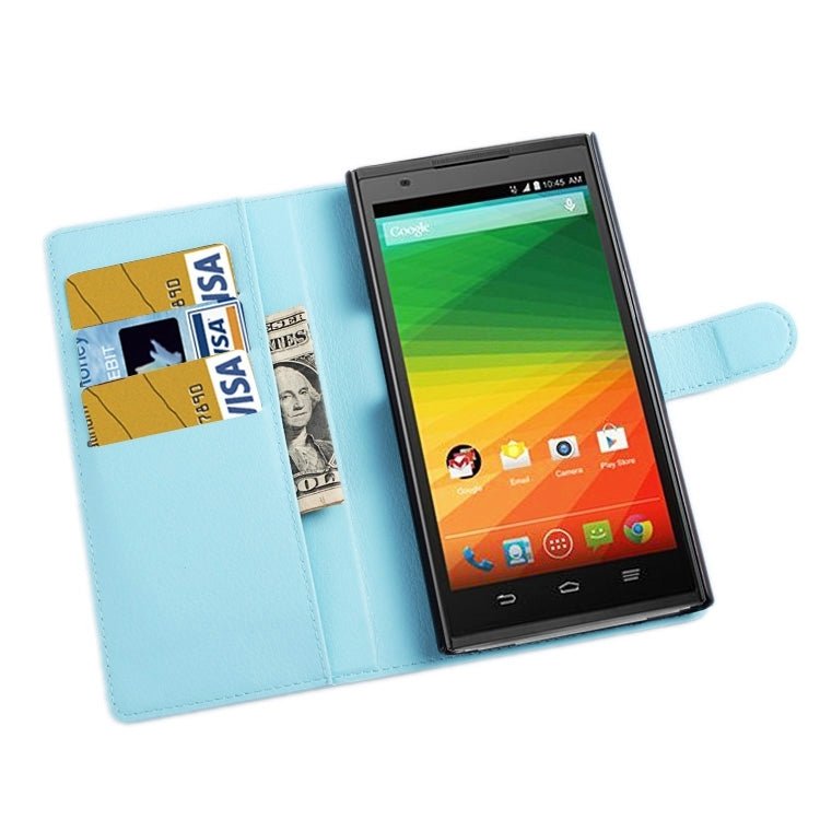 Horizontal Flip Solid color Leather Case with Card Slots & Holder & Wallet for ZTE Z MAX / Z970