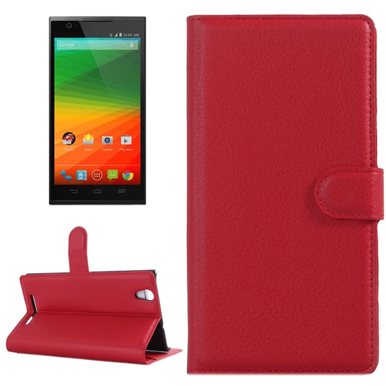 Horizontal Flip Solid color Leather Case with Card Slots & Holder & Wallet for ZTE Z MAX / Z970