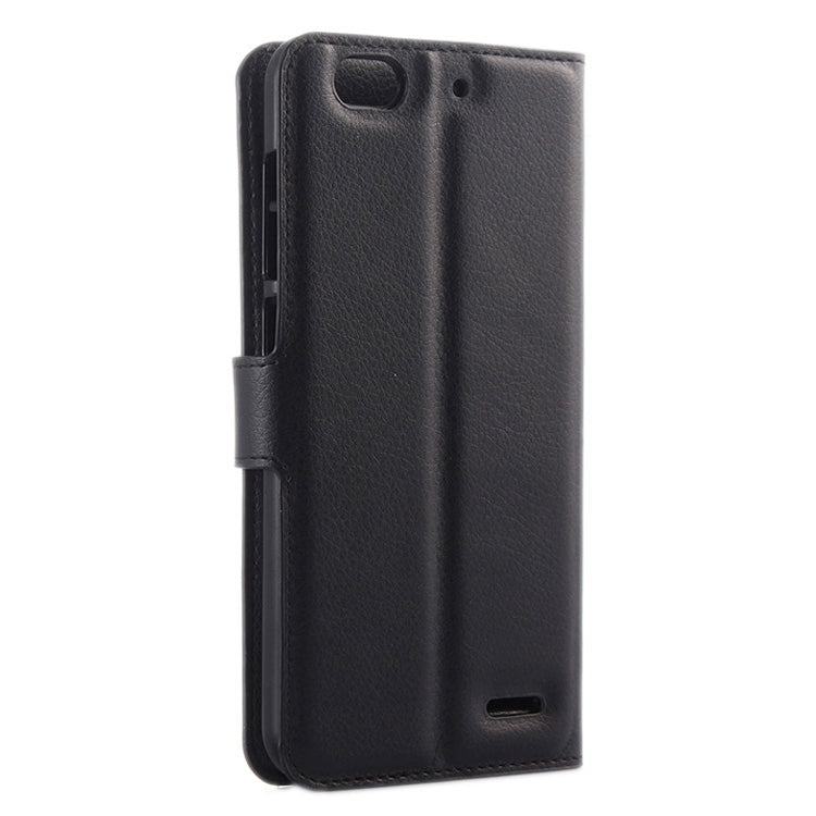 Horizontal Flip Solid color Leather Case with Card Slots & Holder & Wallet for ZTE Blade S6 Lux