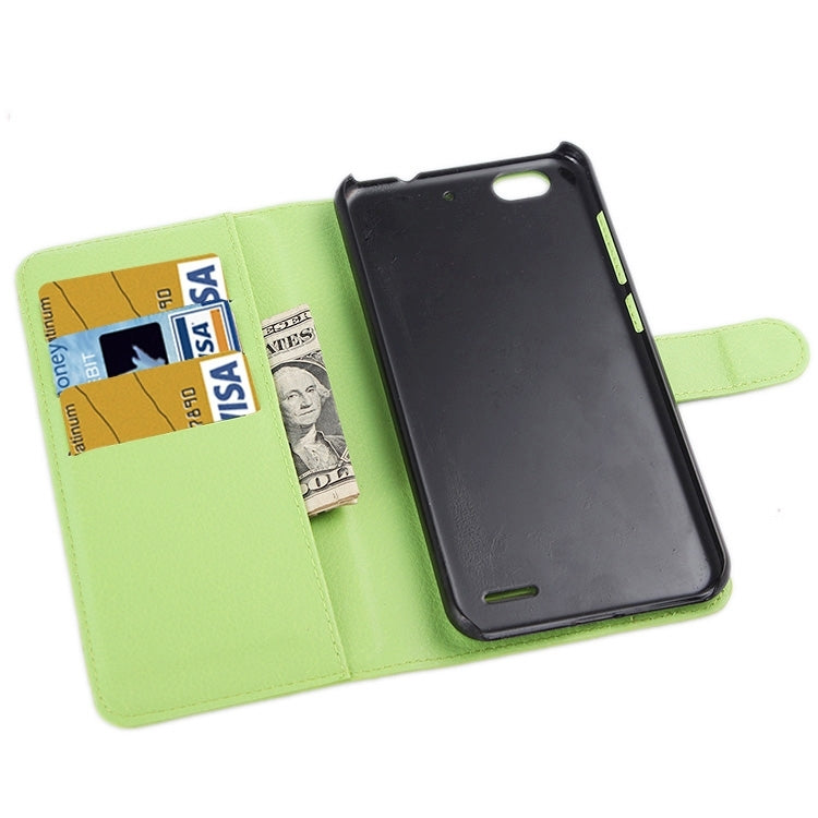 Horizontal Flip Solid color Leather Case with Card Slots & Holder & Wallet for ZTE Blade S6 Lux