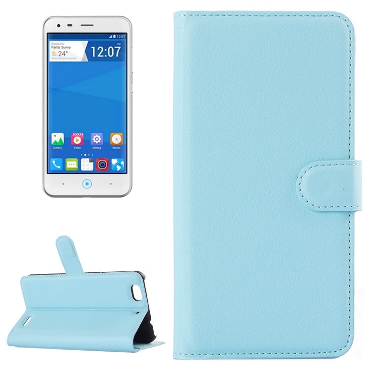 Horizontal Flip Solid color Leather Case with Card Slots & Holder & Wallet for ZTE Blade S6 Lux