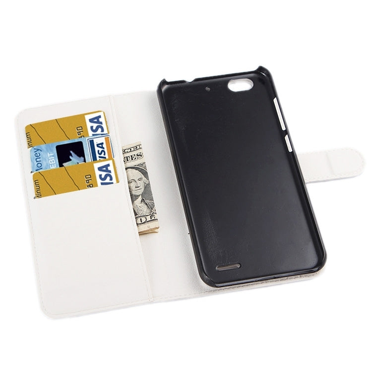 Horizontal Flip Solid color Leather Case with Card Slots & Holder & Wallet for ZTE Blade S6 Lux