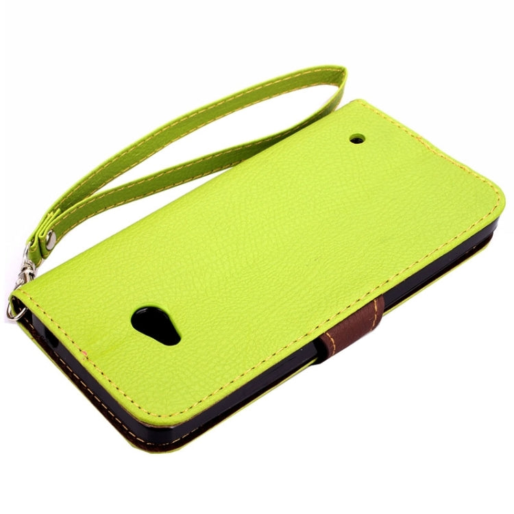 Leaf Magnetic Snap Litchi Texture Horizontal Flip Leather Case with Card Slots & Wallet & Holder & Lanyard for Microsoft Lumia 640
